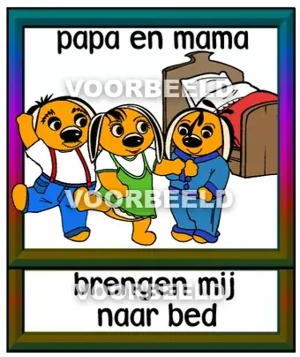 Papa en mama brengen mij naar bed (J)