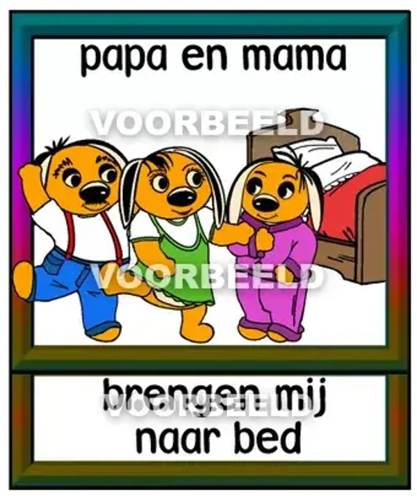 Papa en mama brengen mij naar bed (M)