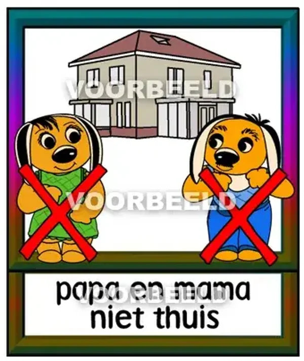 Papa en mama niet thuis