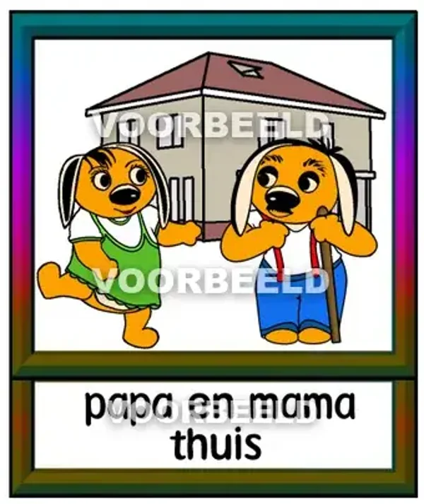Papa en mama thuis