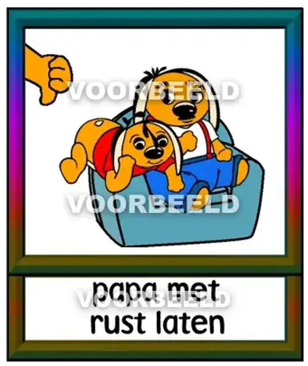 Papa met rust laten