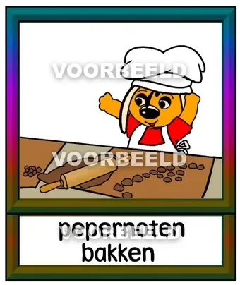 Pepernoten bakken