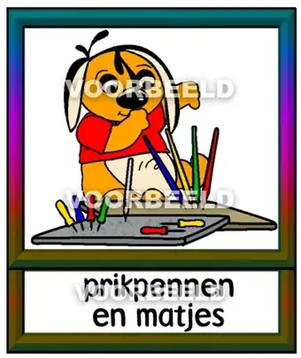 Prikpennen en matjes