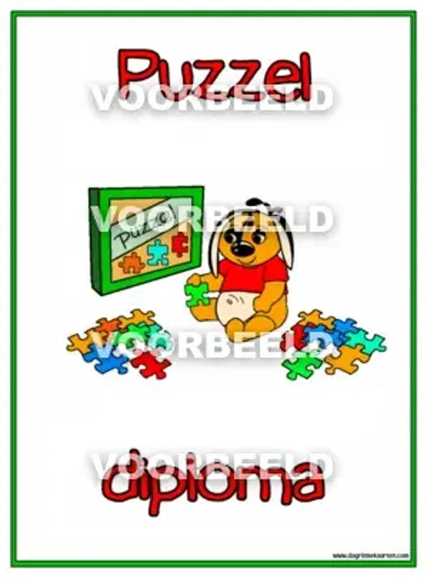 Puzzel DIPLOMA (A4)
