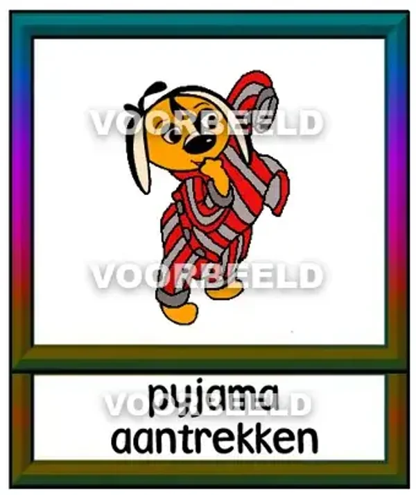 Pyjama aantrekken 1