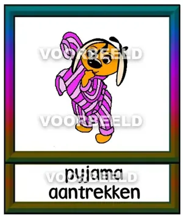 Pyjama aantrekken 2