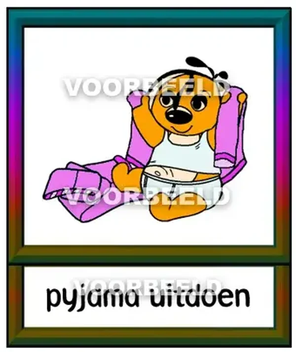 Pyjama uitdoen 2
