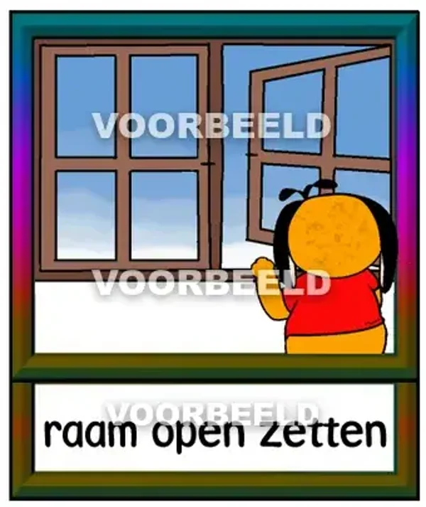 Raam open zetten