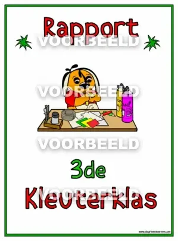 Rapport 3de kleuterklas DIPLOMA (A4)
