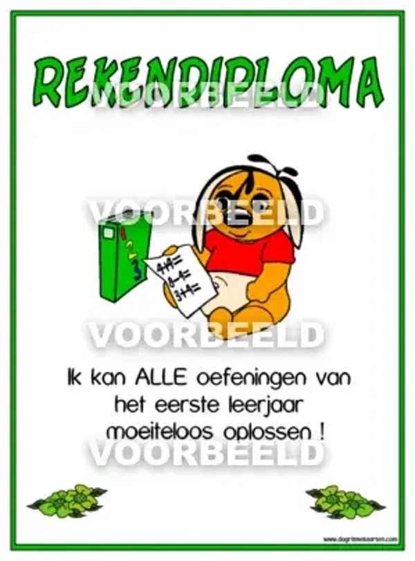 Reken DIPLOMA (A4)