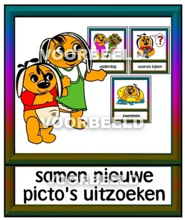 Samen nieuwe pictos uitzoeken