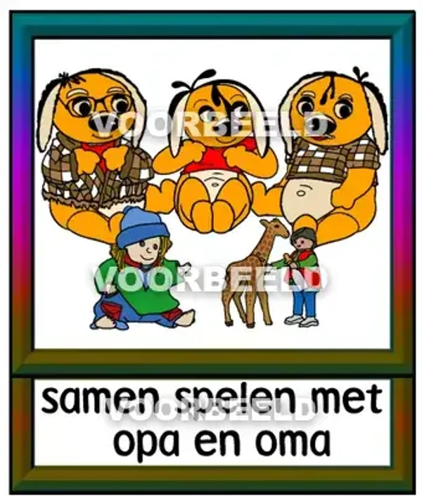 Samen spelen met oma en opa