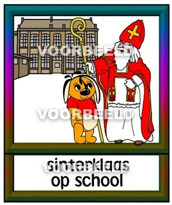 Sinterklaas op school