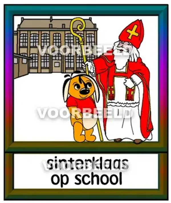 Sinterklaas op school