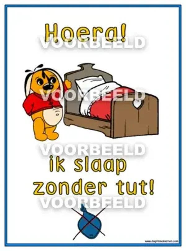 Slaap zonder tut DIPLOMA (A4)