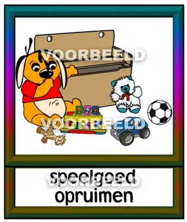 Speelgoed opruimen