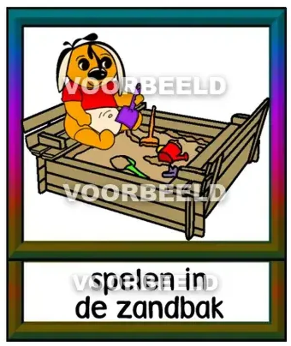 Spelen in de zandbak