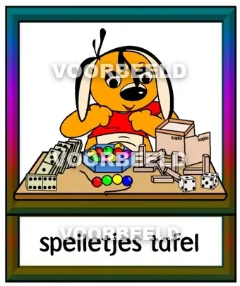 Spelletjes tafel