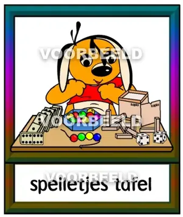 Spelletjes tafel