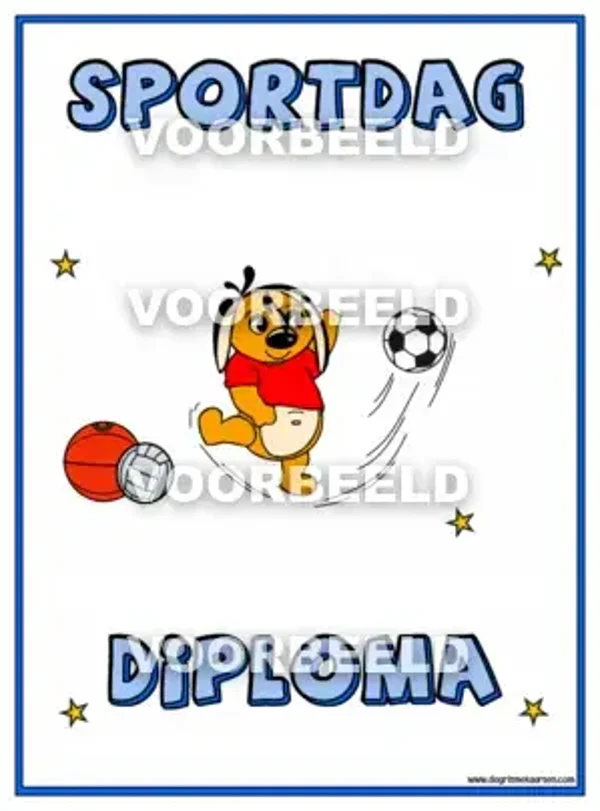Sportdag DIPLOMA (A4)