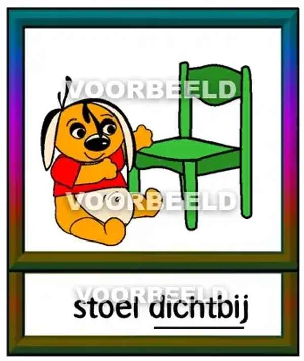 Stoel dichtbij