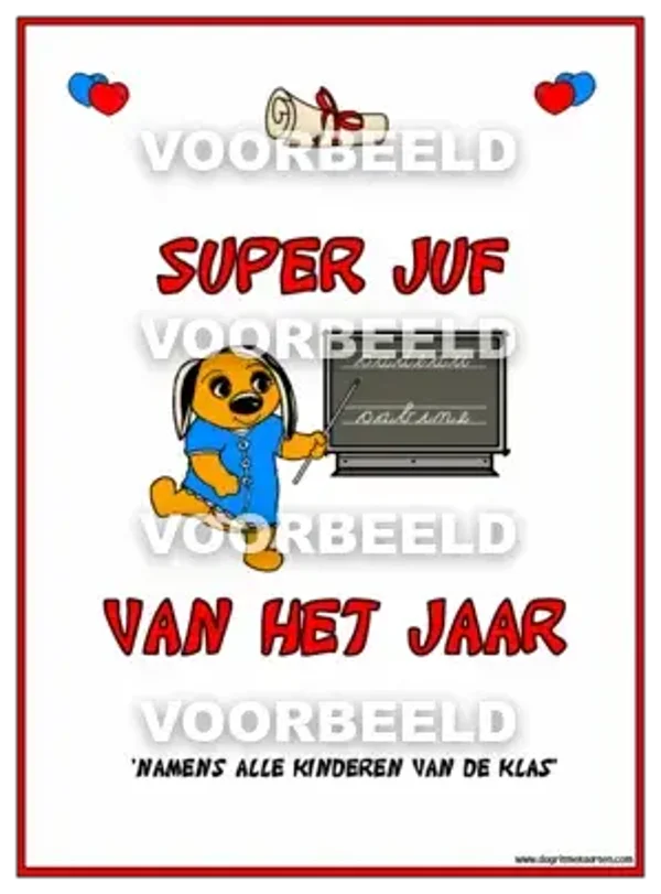 Super juf DIPLOMA (A4)