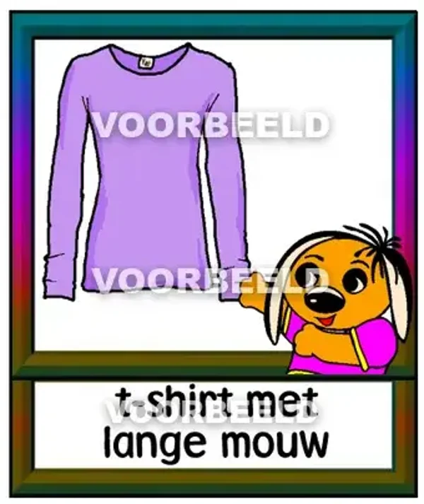 T-shirt met lange mouw