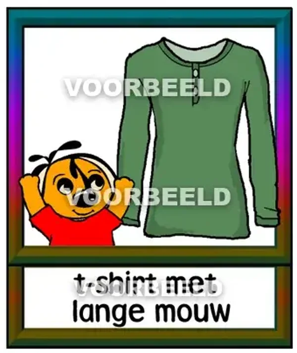 T-shirt met lange mouw 2