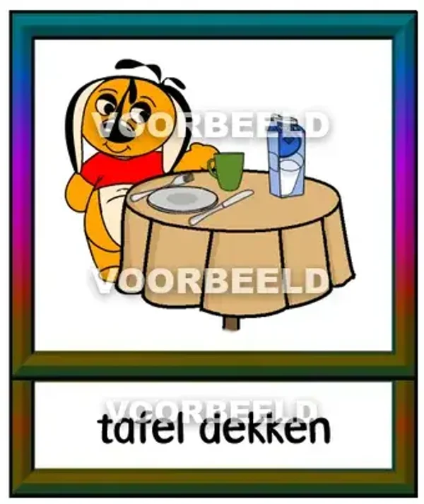 Tafel dekken
