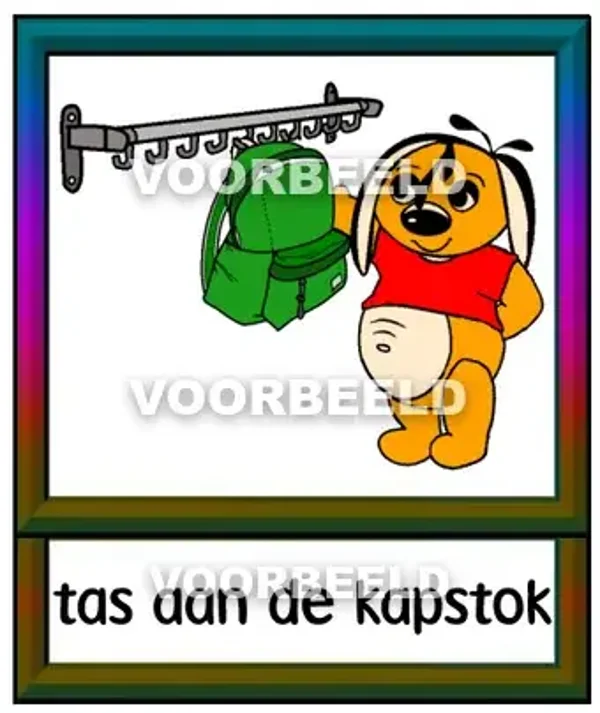 Tas aan de kapstok