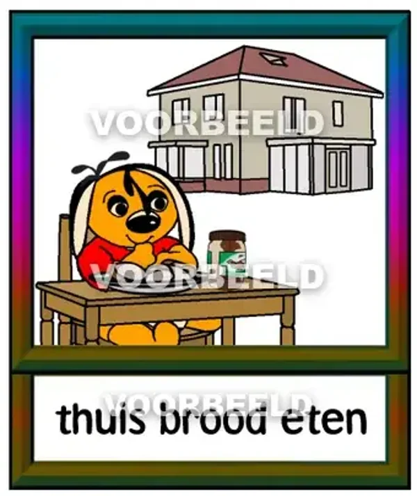 Thuis brood eten