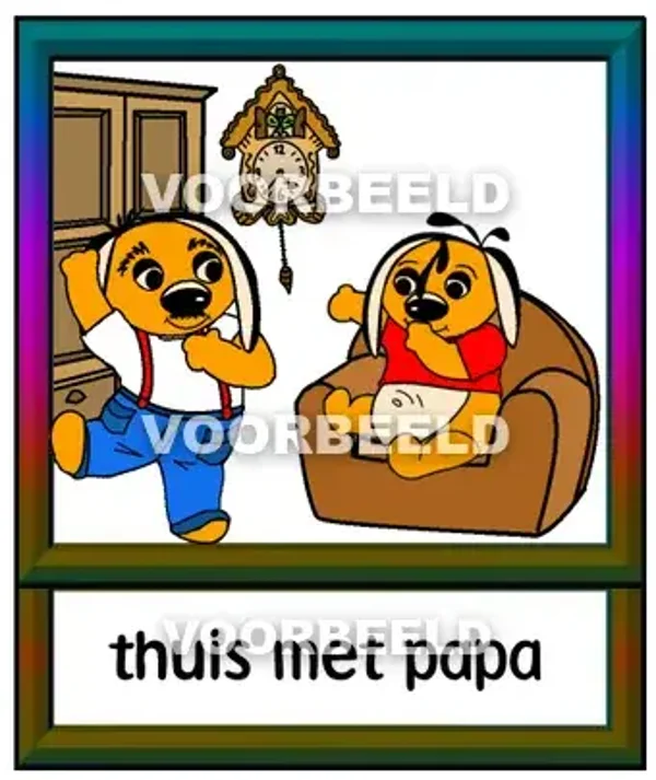 Thuis met papa