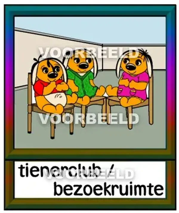 Tienerclub bezoekruimte