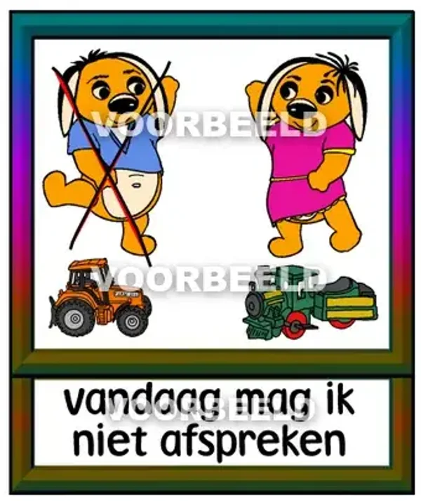 Vandaag mag ik niet afspreken 2
