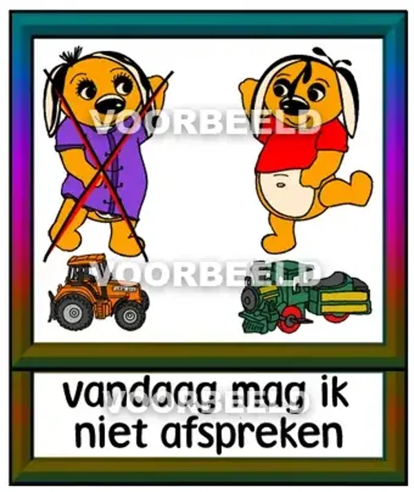 Vandaag mag ik niet afspreken 4