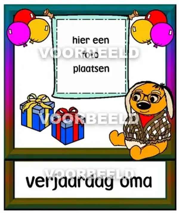Verjaardag oma
