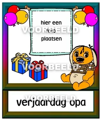 Verjaardag opa