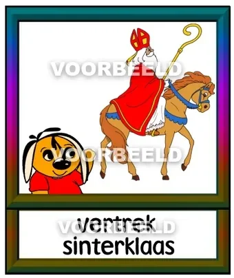 Vertrek sinterklaas