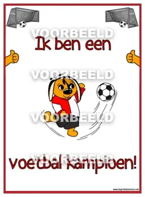 Voetbal DIPLOMA (A4)