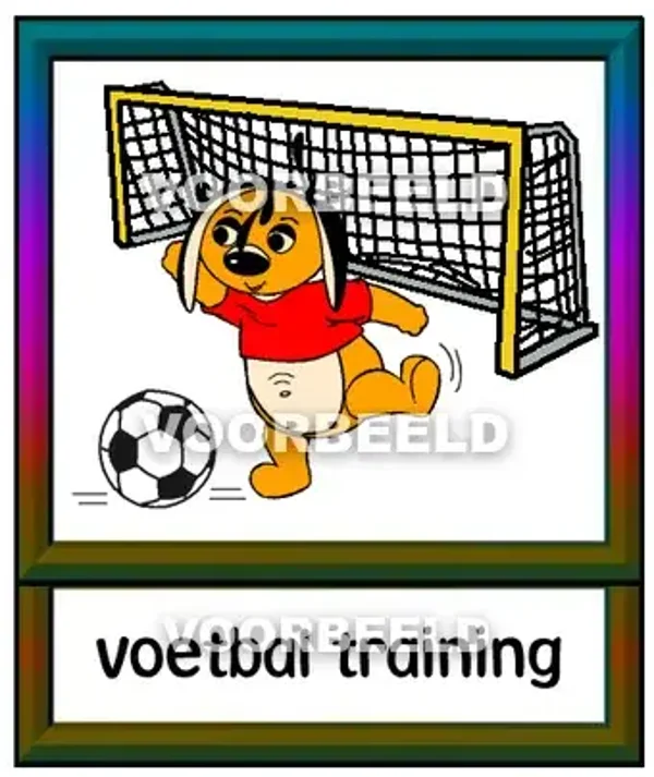 Voetbal training