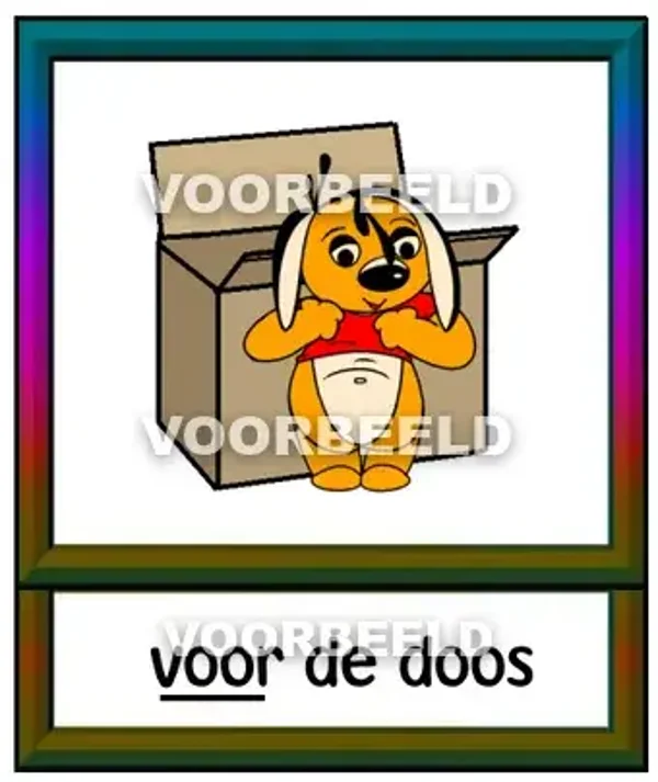 Voor de doos