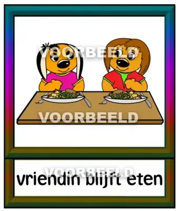 Vriendin blijft eten 2