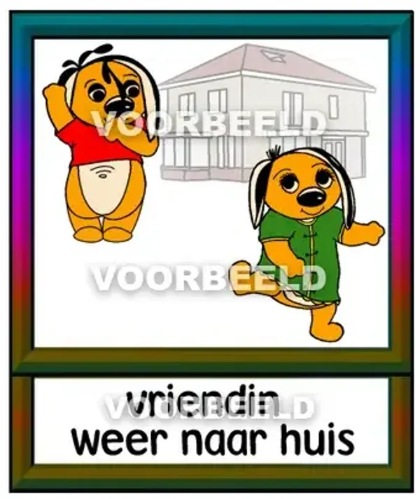 Vriendin weer naar huis