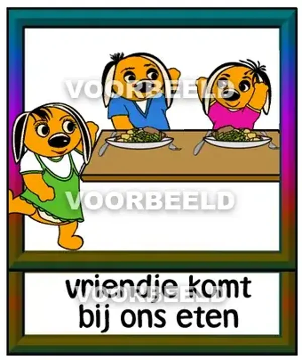 Vriendje komt bij ons eten 2