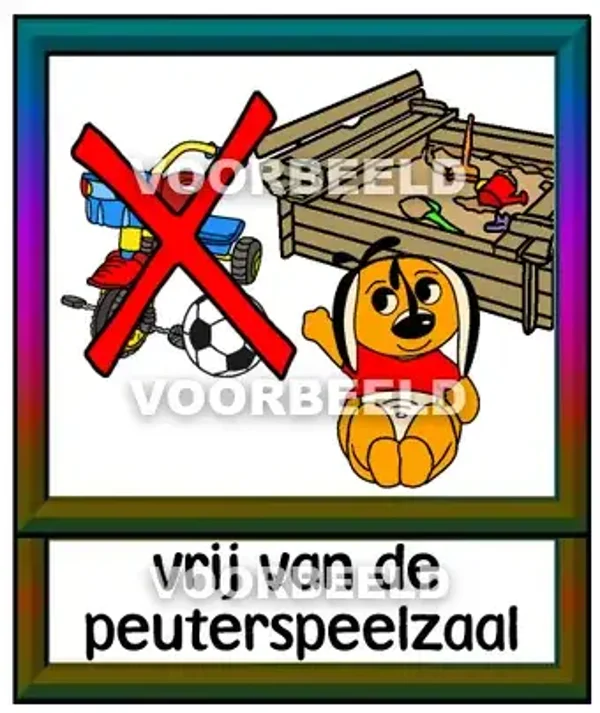 Vrij van de peuterspeelzaal