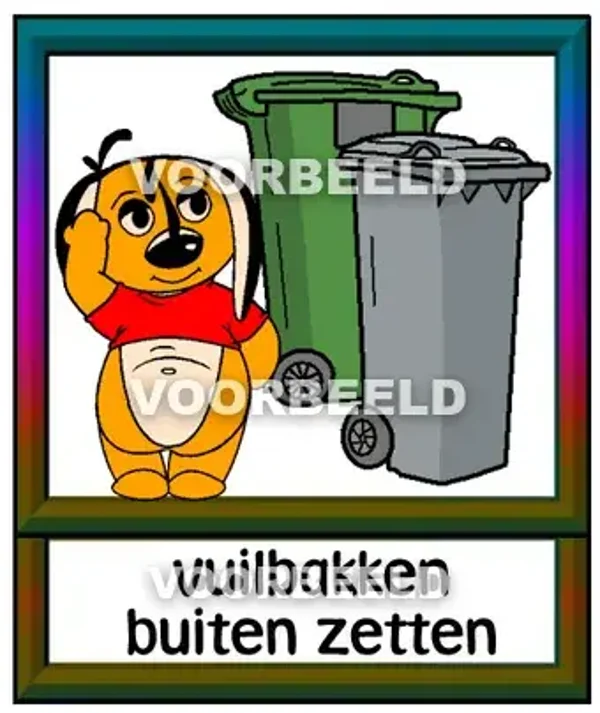 Vuilbakken buiten zetten
