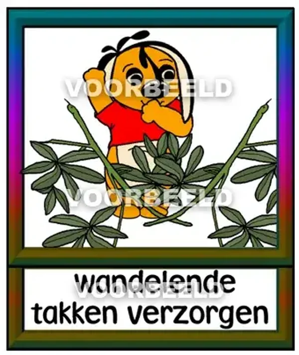 Wandelende takken verzorgen