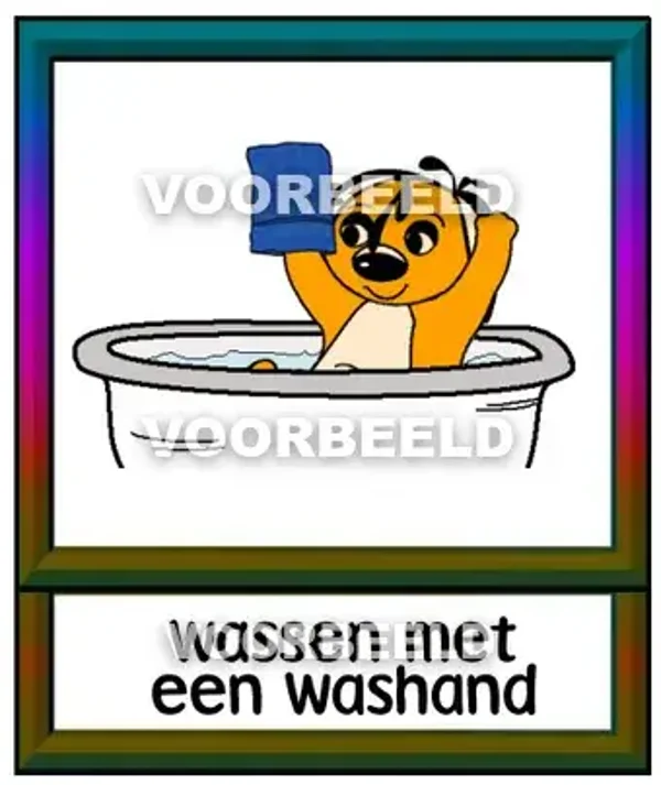Wassen met een washand