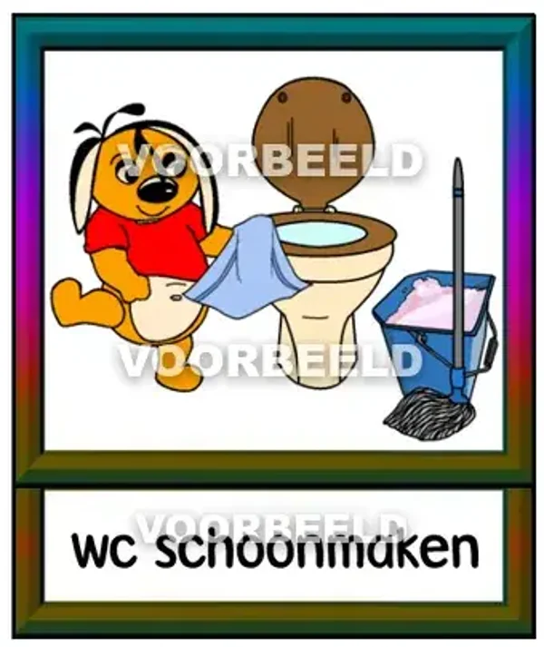 Wc schoonmaken