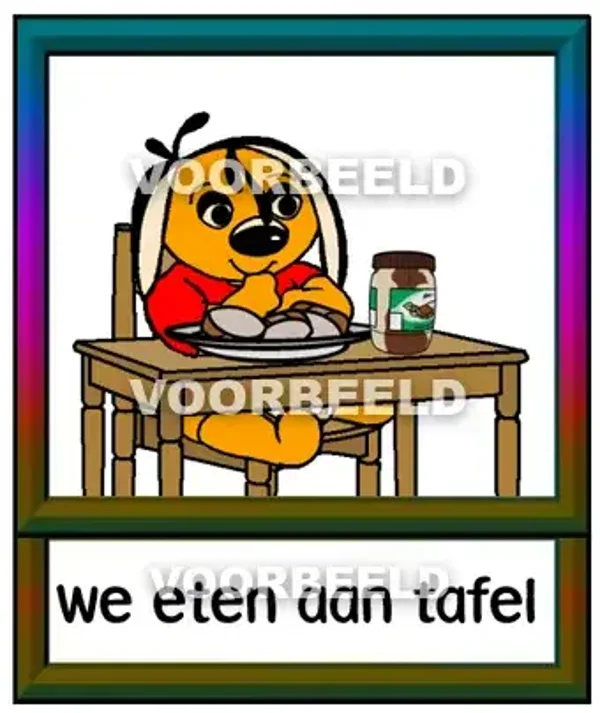 We eten aan tafel 2